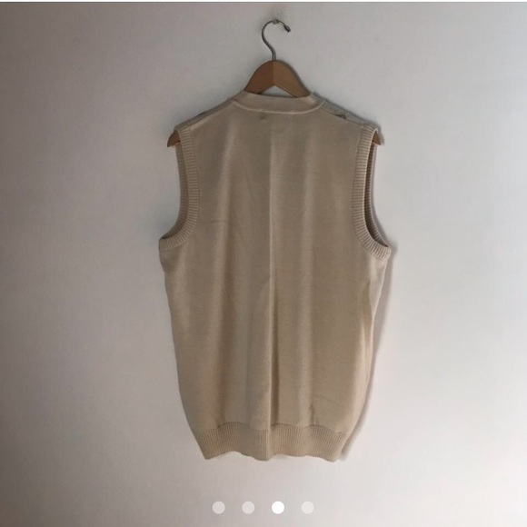 Vintage Wool Oversized Sweater Vest - Picture 4 of 4